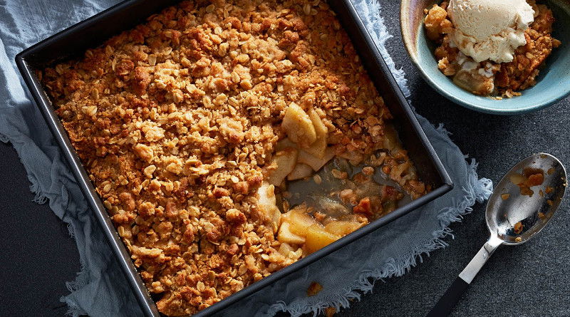 Jablečný crumble