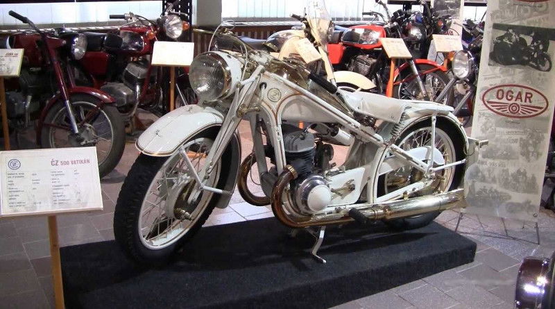 Tovární muzeum Jawa v Konopišti